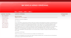 Desktop Screenshot of bmvbeneluxmerkenvernieuwing.nl